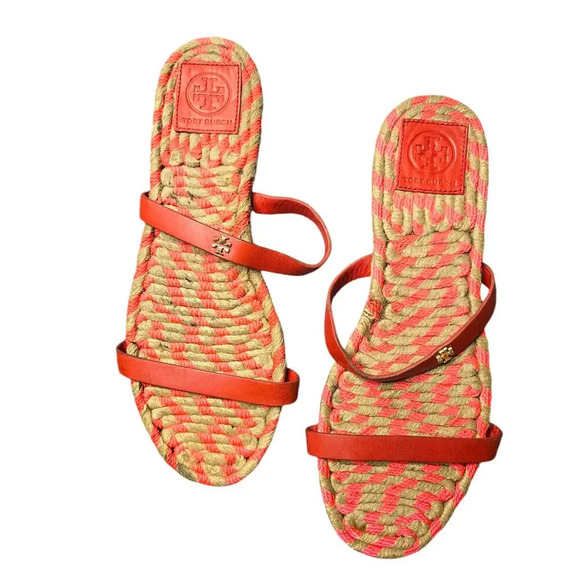 Tory Burch Two Band Espadrille Sandals - Picture 1 of 4
